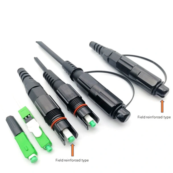 Optical Fiber Pre Terminated Simplex Fiber Optic Patch Cable Corning Optitap Mini Sc APC to Sc/APC