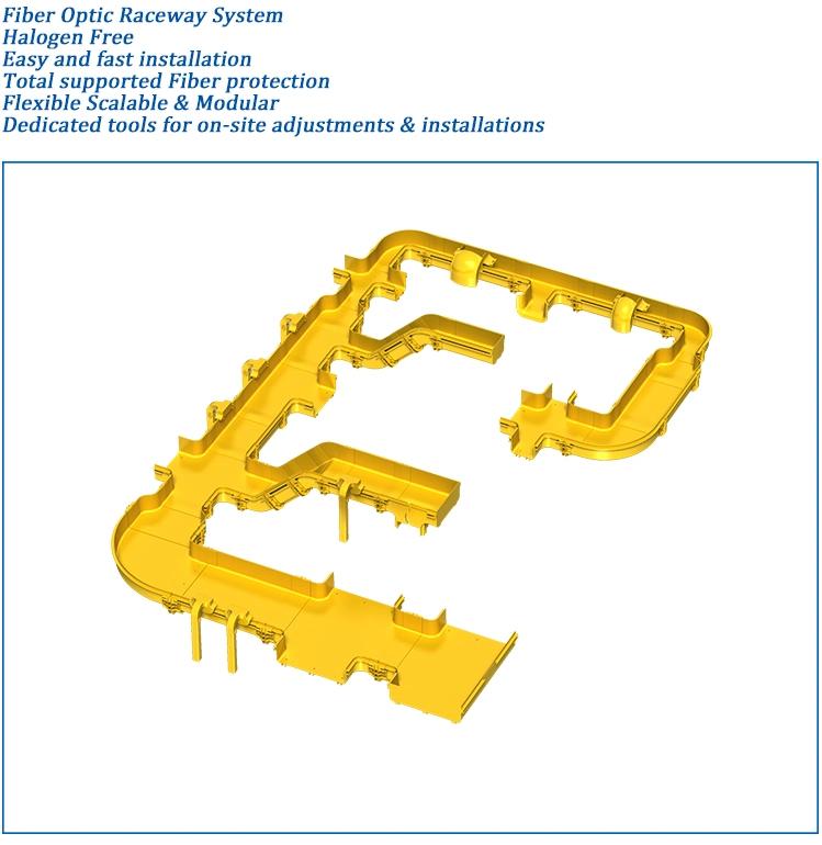 High Quality Hot Sale PVC OEM Flexible PVC Trunking Network Raceway Plastic Fire Rated Optic Fiber Raceway