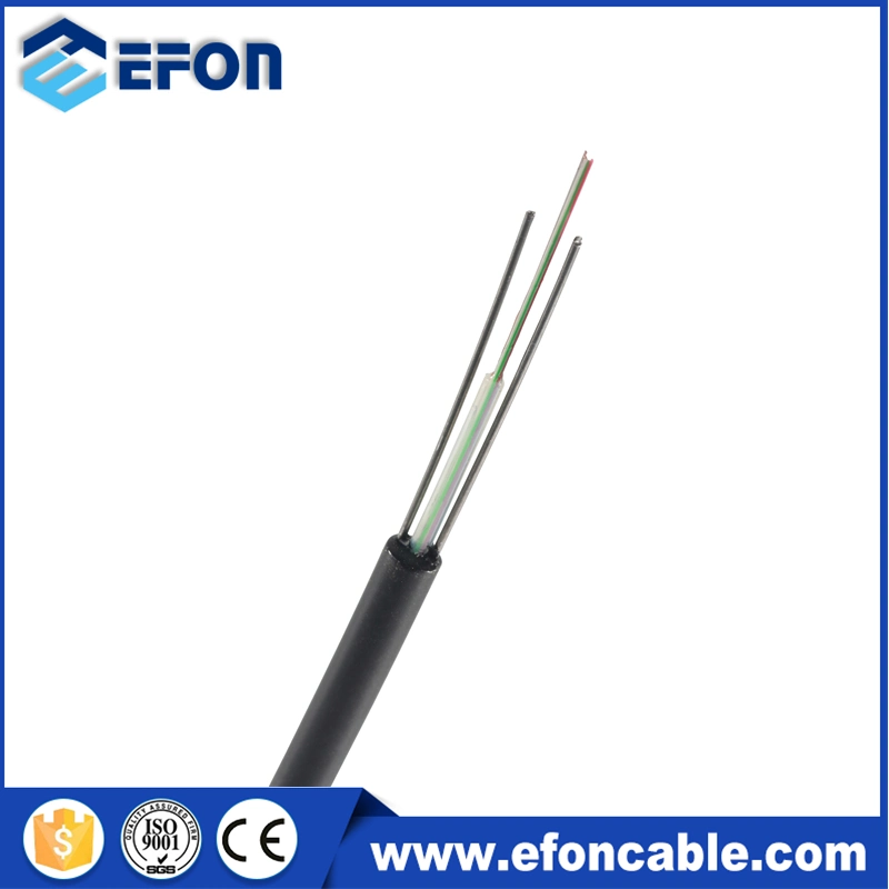 FTTX Uni-Tube Non-Metallic Non-Armored Outdoor Duct/Aerial Fiber Optic Cable (Gyfxy)