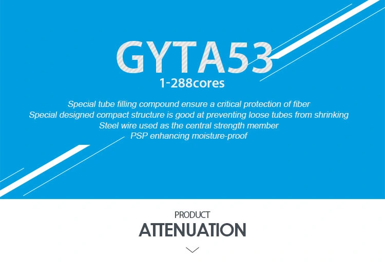 GYTA53 Armored Fiber Optic Cable 32 Core