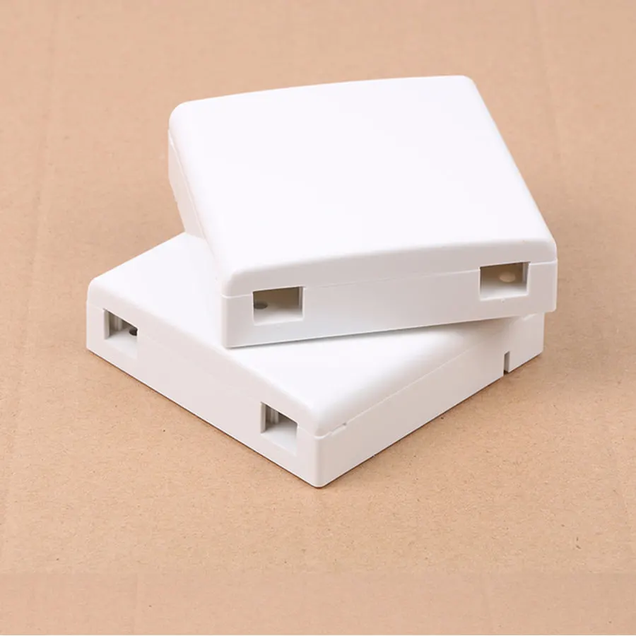 FTTH Fiber Optic 2 Port Wall Socket Mini Distribution Terminal Box 86 Faceplate Rosette Roseta De Fibra Optica FTTH Fp-008 Outlet