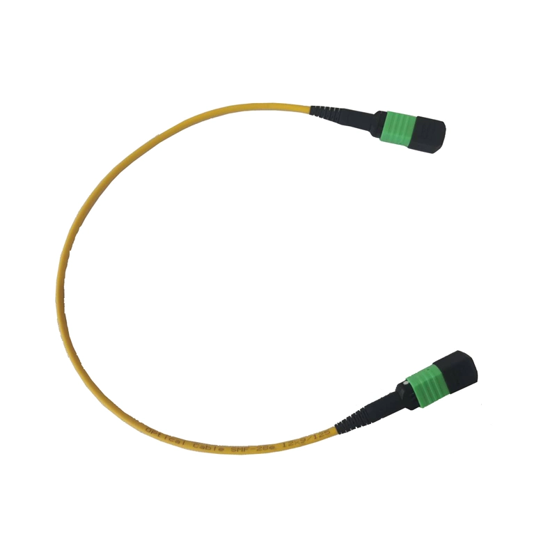 New 12c Fiber Optical Cable Assembiles MPO/APC-MPO/APC Sm G. 657A2 12 Cores Fiber Optic Patch Cord