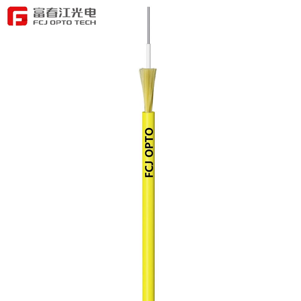 Fcj Single Fiber Simplex/Sx Armored Fiber Optic Indoor Cable GJFJV Sx Tight