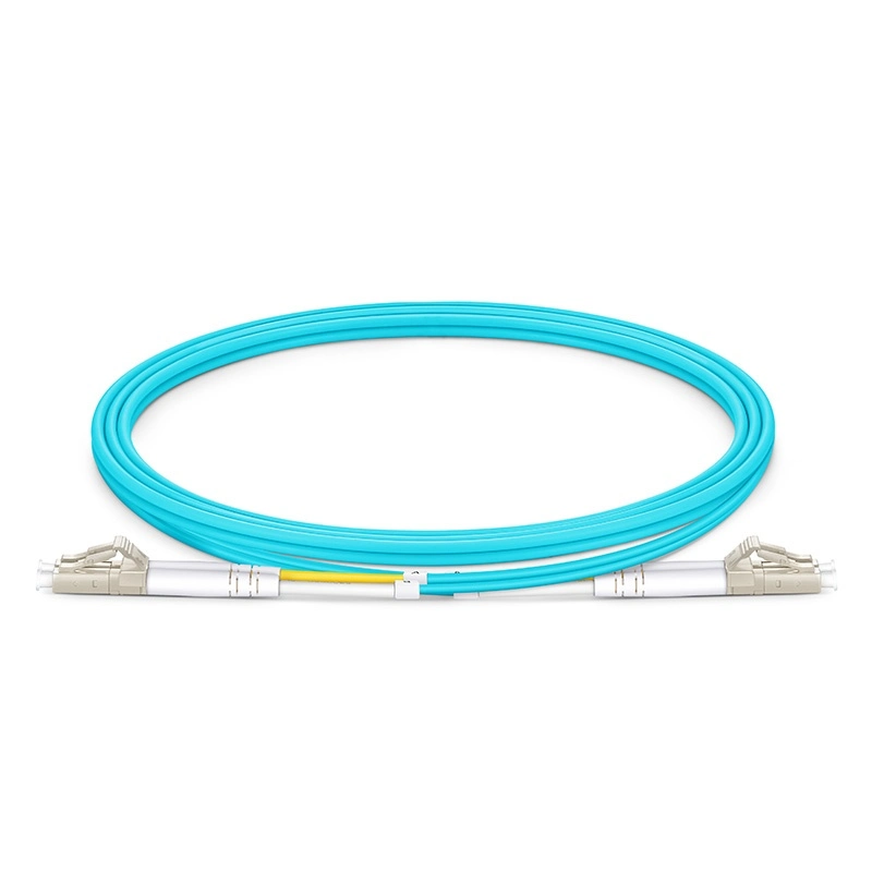 LC-to-LC Duplex Om3 Multimode 2.0mm Fiber Optic Patch Cable, 3m