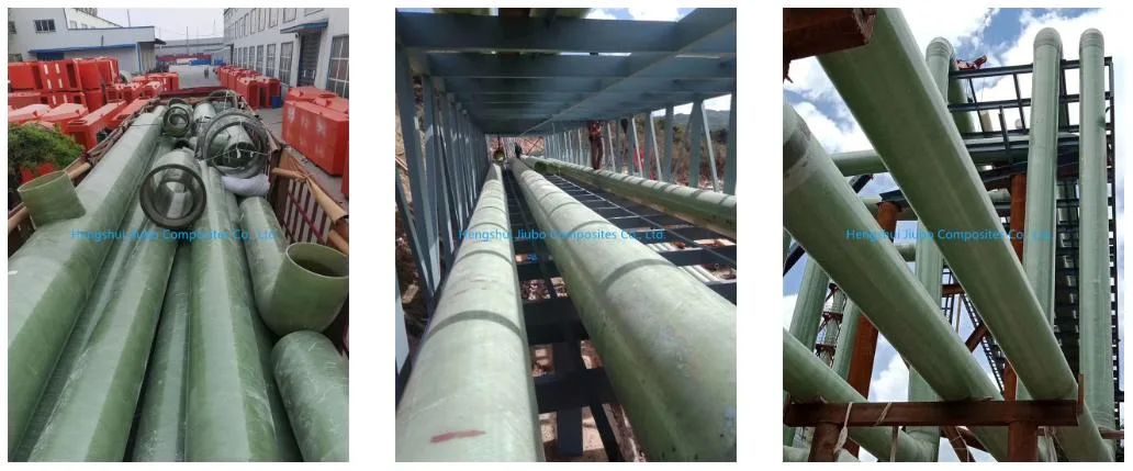 150mm 200mm FRP Fiberglass Reinforced Cable Casing Pipe
