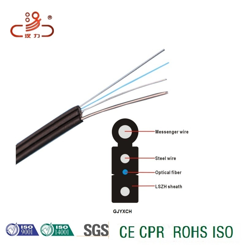 Optical Fiber Cable Self-Supporting Bow-Type Drop 2 Core