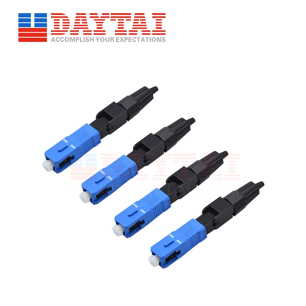 0.3dB 0.9mm Fiber Optic Field Assembly Sc/Upc Fast Connector