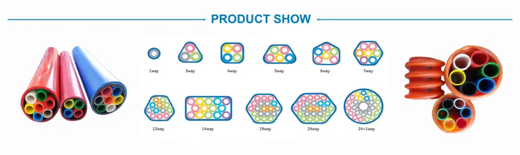 Colored Silicon Core Pipe HDPE Underground Cable Protection Fiber Optic Pipe Extrusion Line/Communication Silicon Core