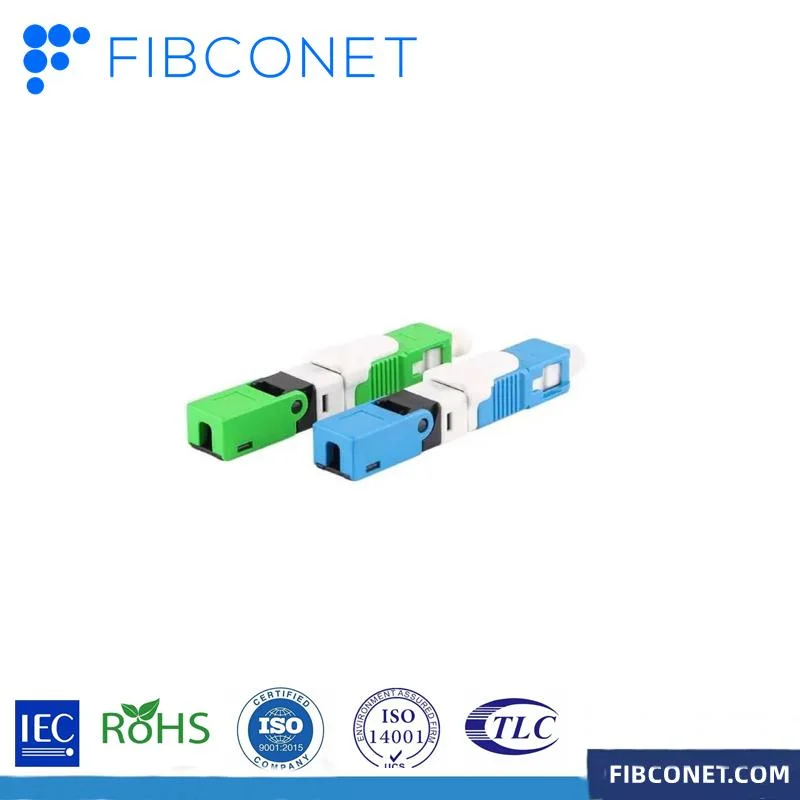 FTTH single-core Sc APC Optic/Optical Fiber Quick/Fast Connector Types