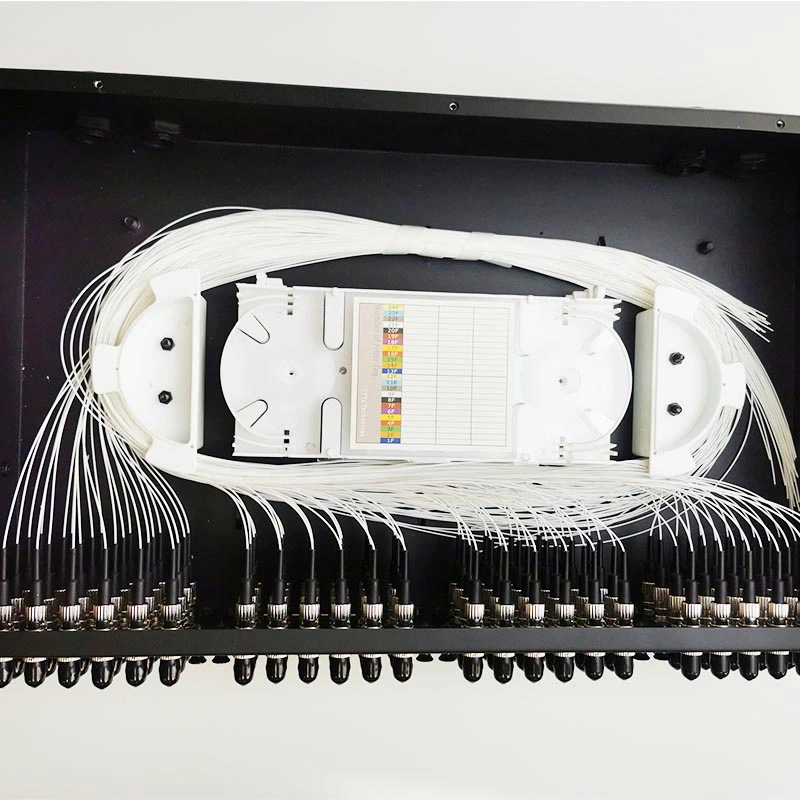 FTTH 96 Core Sc/FC/St/LC Rack Mount Splicing Fiber Optic Patch Panel/Termination Box/ODF