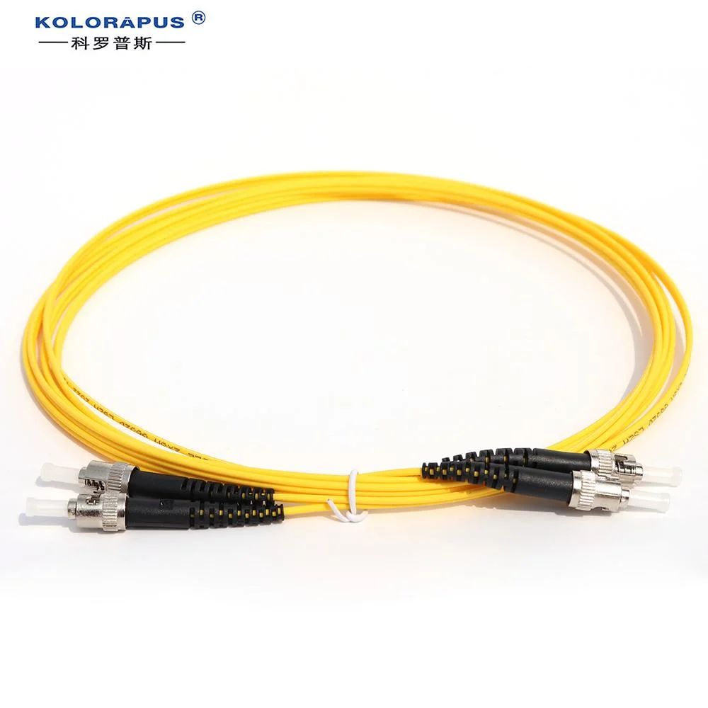 St-St Single-Mode Duplex Fiber Optic Patch Cable 3m