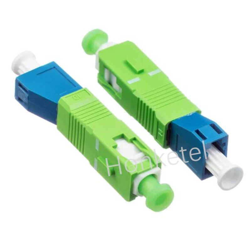 Optical Singlemode Sc APC Male to LC Upc Female Hybrid Fiber Optic Adapter Fiber Connector