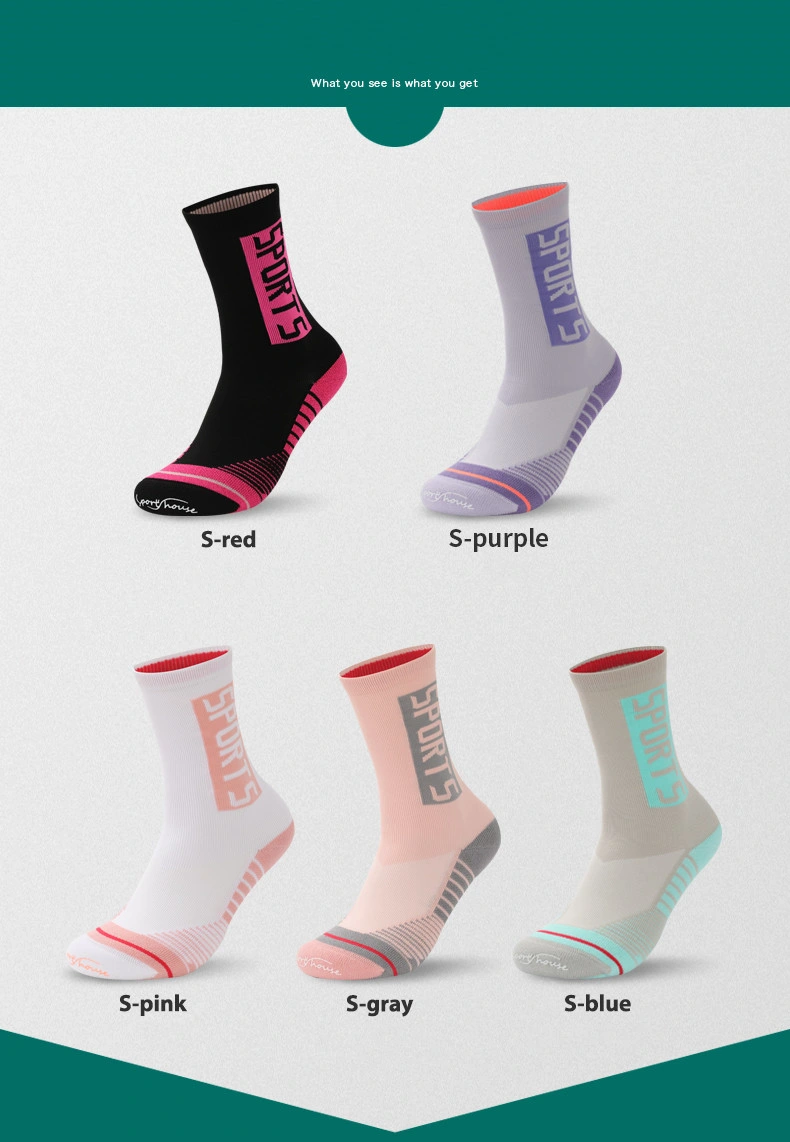 Cushioned Athletic Sports Crew for Men &amp; Women Cotton Basketball Socks