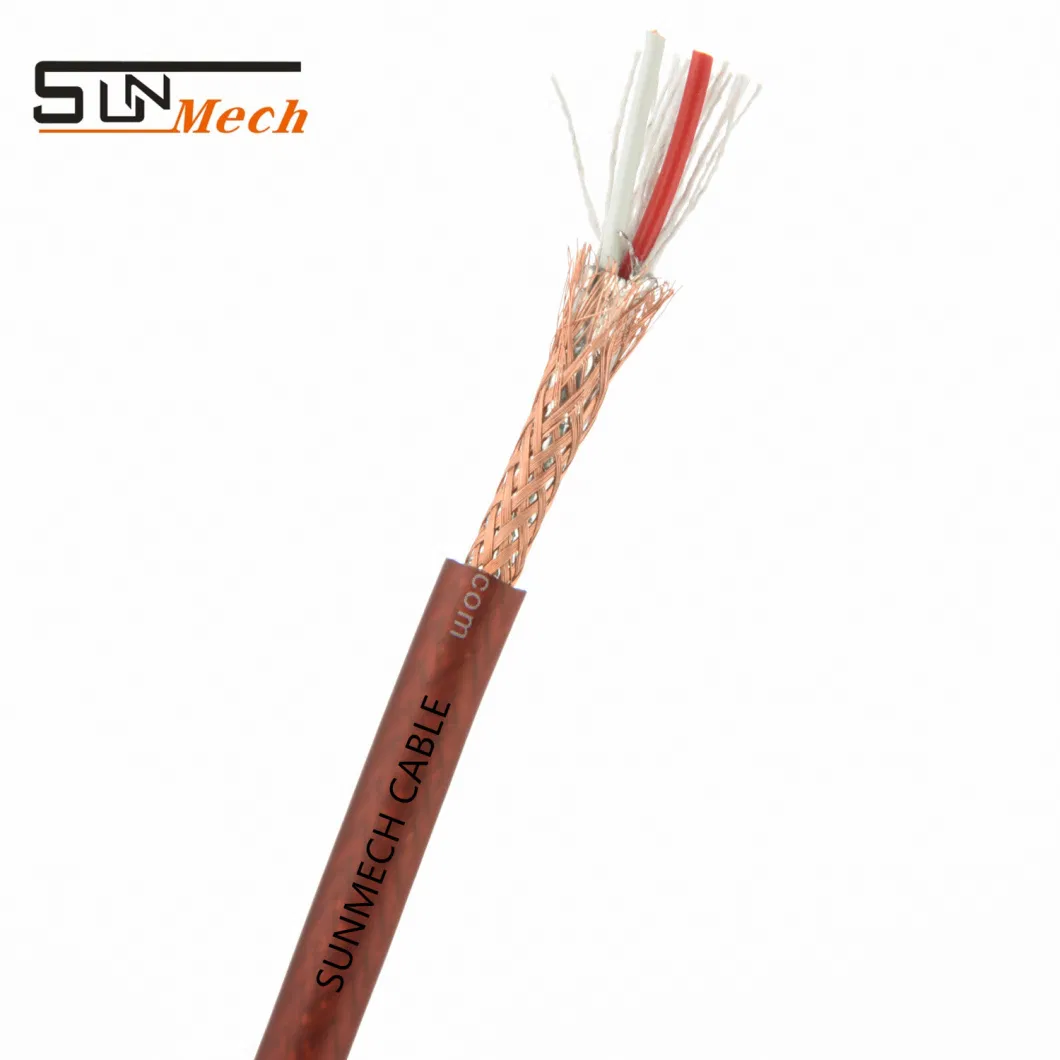 Mic Cable 2core Copper Conductor Microphone Connection Cable Cover CCA/Copper Shielth Cable Low Noise Cable OFC Microphone Cable