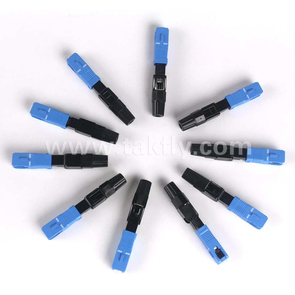 FTTH Fiber Optic Sc Upc Single Mode Quick Connector Field Assembly Connector Fast Connector