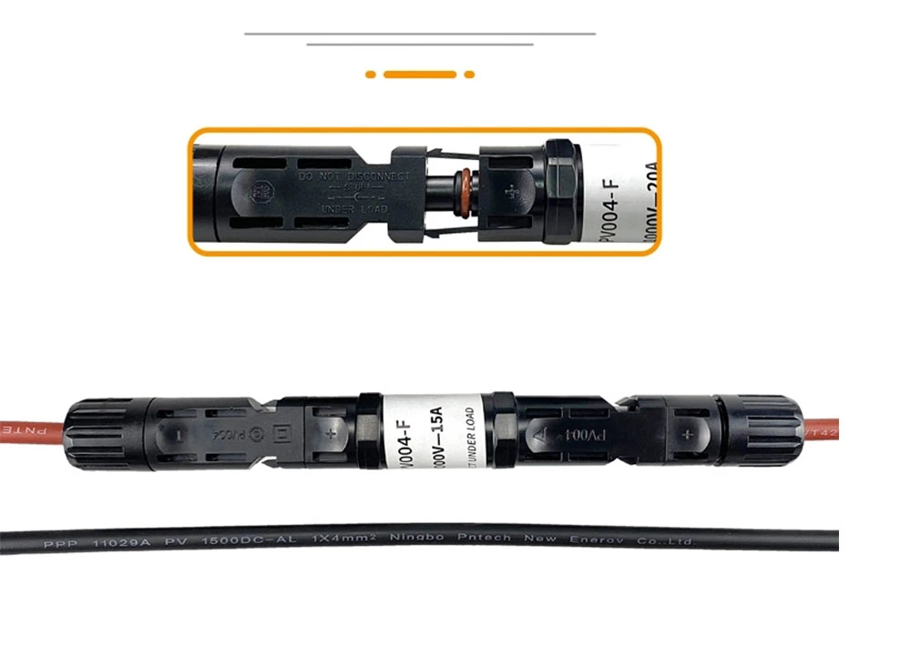 Solar DC PV Fuse Holder 1000V 10A 15A 20A 30A Fuse Solar Connector for Solar System Cable Connection