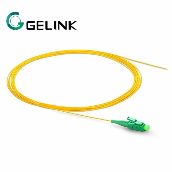 LC APC Simplex OS2 Single Mode LSZH 0.9mm Fiber Optic Pigtail