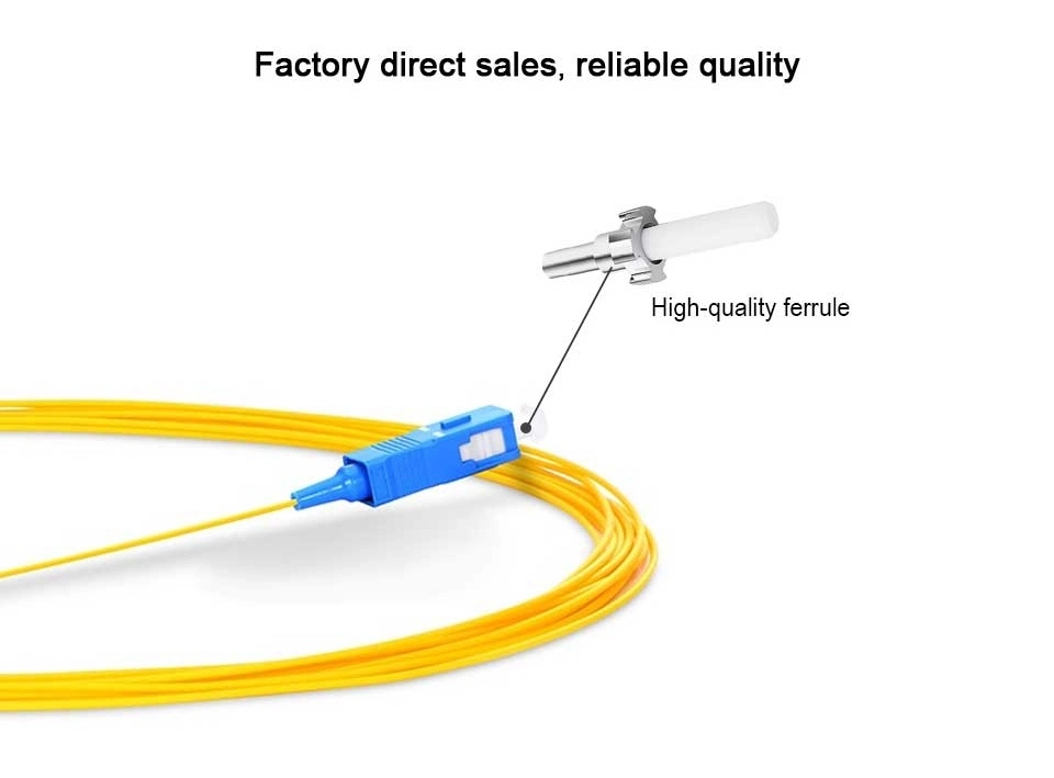 Simplex Singlemode Sc Upc-Sc/FC Upc 0.9mm 2.0mm 3.0mm Optic/Optical Fiber Patch Cord