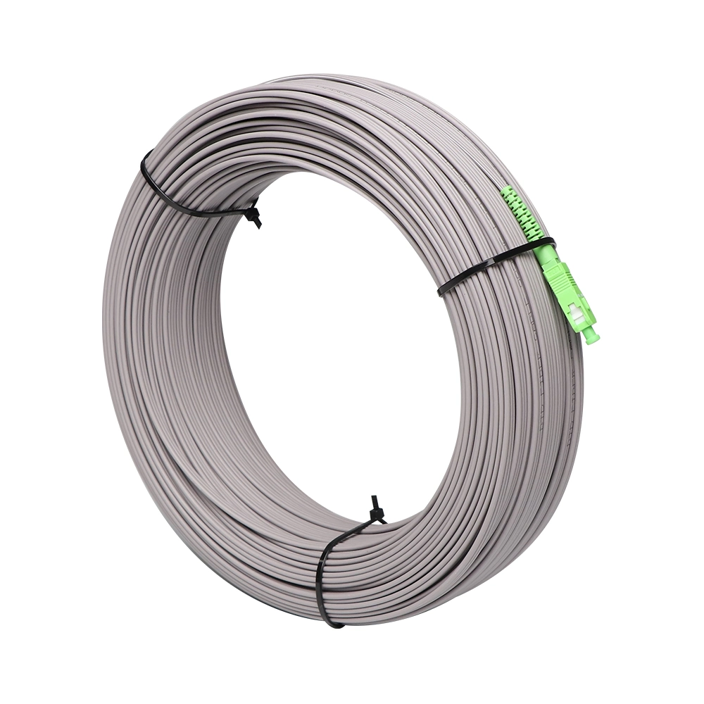 Indoor/Outdoor Drop Cable Patch Cord Sc to Sc APC/Upc Jumper Simplex G657A Cable FTTH Fiber Optic/Optical Patchcord