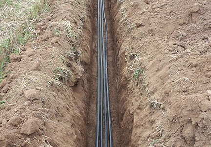Outdoor Non-Metallic Strength Member Loose Tube Optical Fiber Cable GYFTY