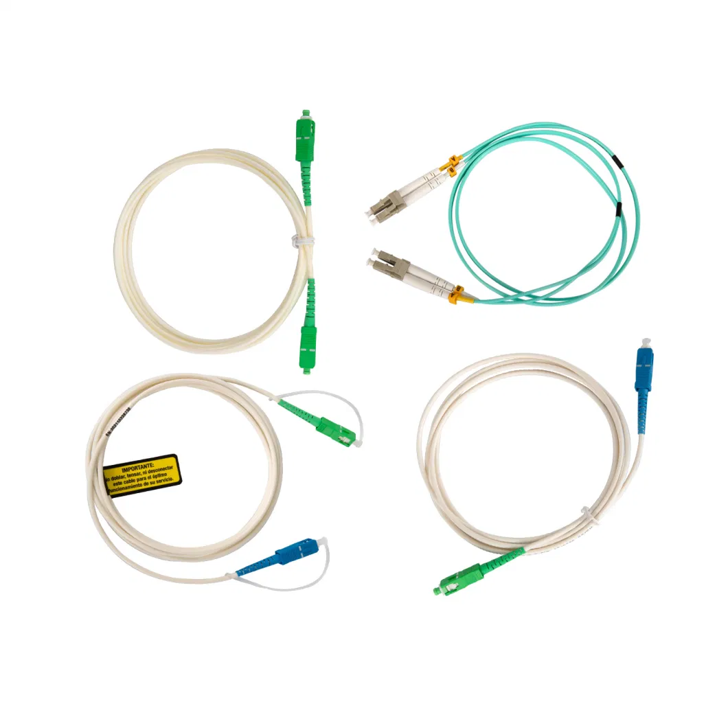 LC-Sc Multi Mode Armored Fiber Optic Patch Cord for FTTH