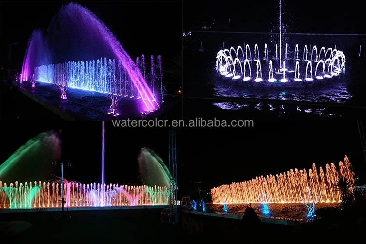35*8m Music Fountain Dancing in Pool in Garden for Wedding Party in Beirut Lebanon