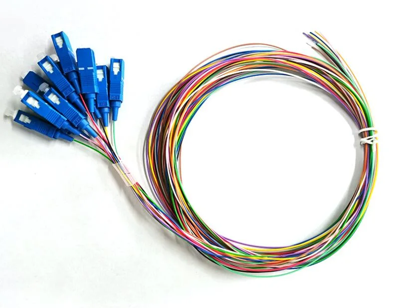 LC Sc FC St APC Upc G652D Single Mode 3mm Patch Cord Fiber Optic Jumper Pigtail Cable