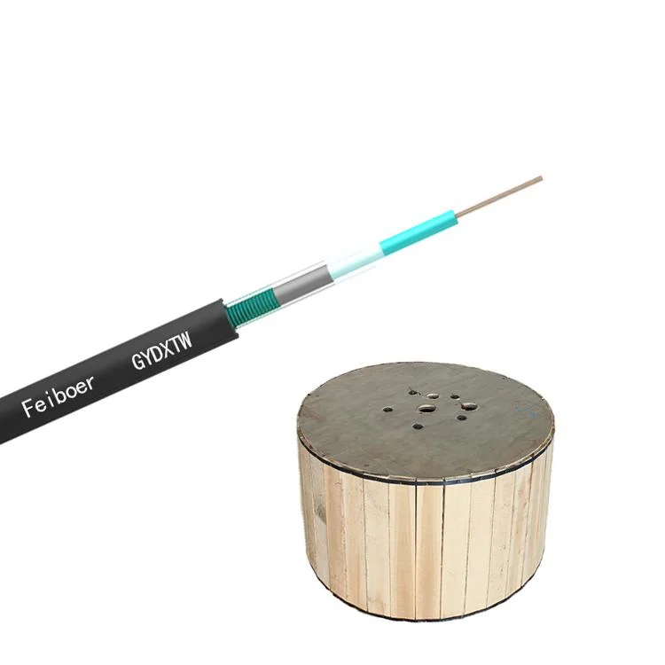 High Srength GYXTW ADSS 4 8 24 12 48 96 72 Core Gyxtc8y Fiber Optic Cable Price Per Meter with Wooden Drum