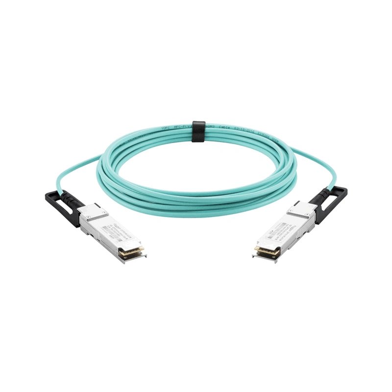 Customized Length 100g Aoc Cable Qsfp28 to Qsfp28 Active Optical Cable 10m Ethernet Cable Fiber Cable 3m 5m 15meters