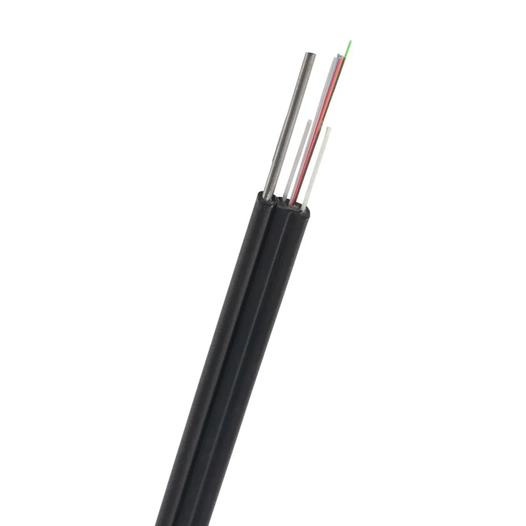 Gxts G652D G657A 12, 24, 48, 36 Cores with Drop Wire Outdoor Fiber Optic Cable