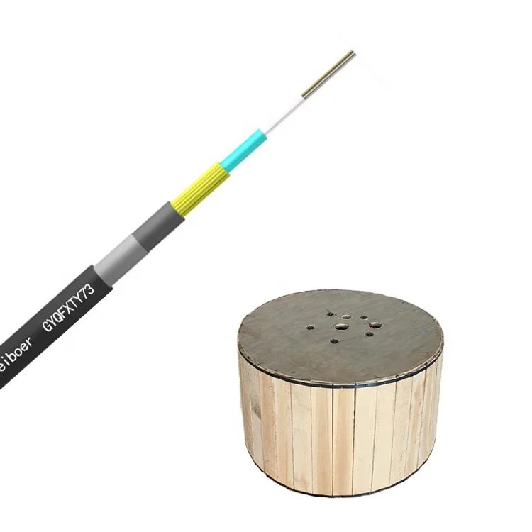 High Srength GYXTW ADSS 4 8 24 12 48 96 72 Core Gyxtc8y Fiber Optic Cable Price Per Meter with Wooden Drum