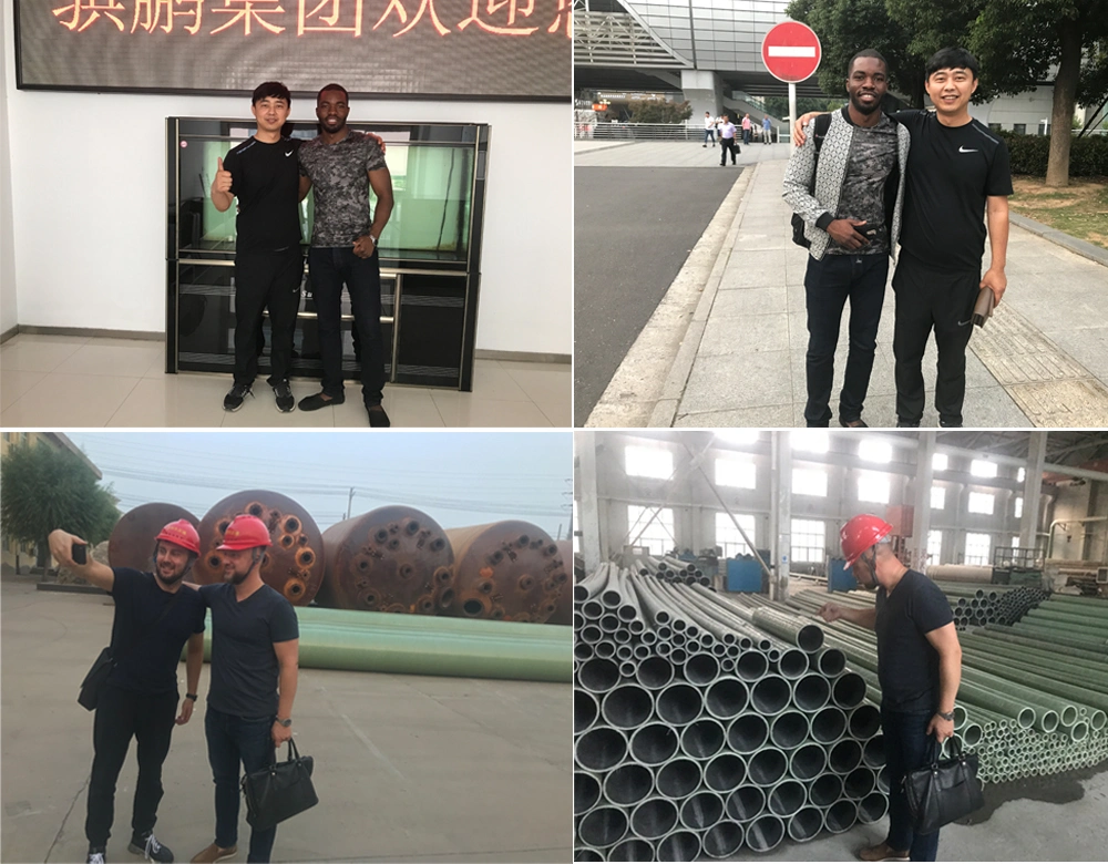 150mm 200mm FRP Fiberglass Reinforced Cable Casing Pipe