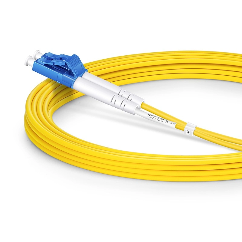 LC-to-Sc Duplex OS2 Singlemode 2.0mm Fiber Optic Patch Cable, 3m