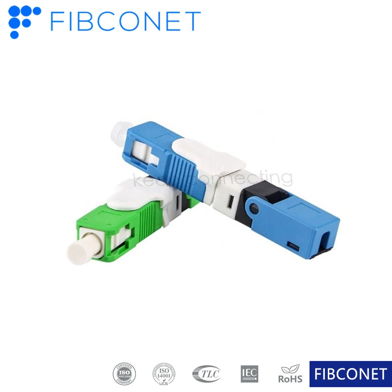 FTTH Fiber Optic/Optical Quick Sx Sm mm Sc/LC APC/Upc Fast Connector