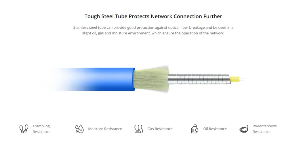 FTTH LSZH APC/Upc Sm Simplex/ Duplex Optical Fiber Patch Cord