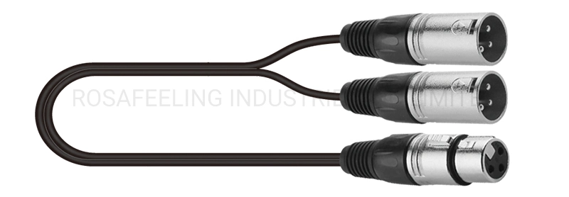 RoHS Approved OFC Audio Welding Cable with Connector XLR