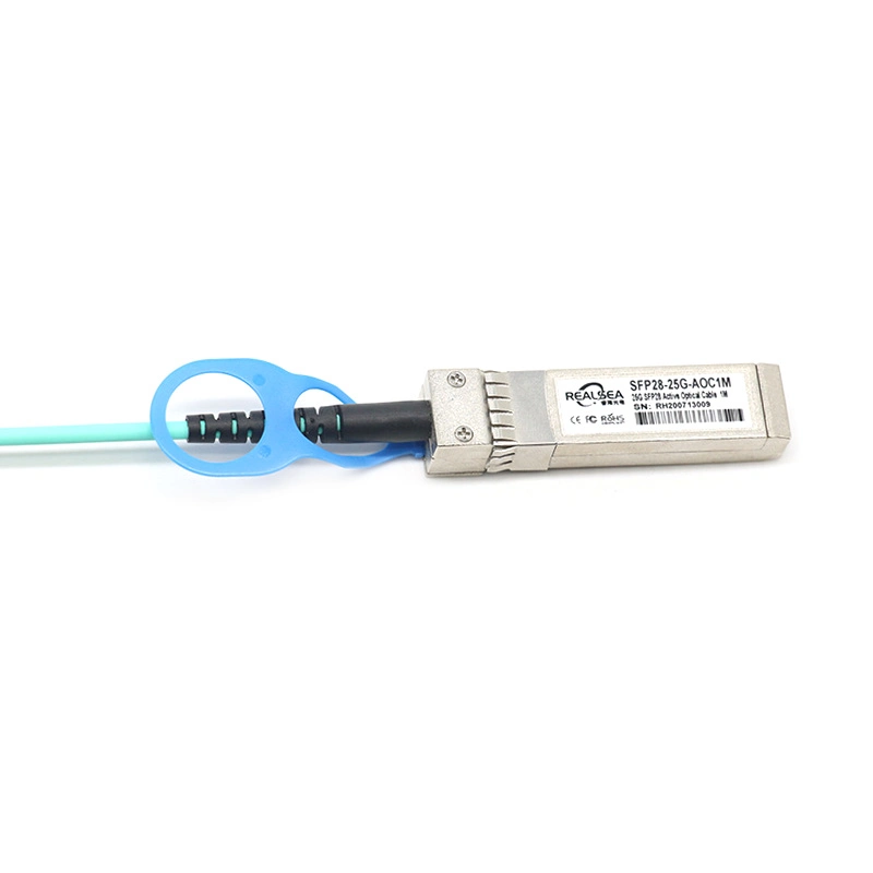 Customized Length 25g Aoc Cable SFP28 to SFP28 Active Optical Cable 10m Ethernet Fiber Cable 3m 5m 15meters