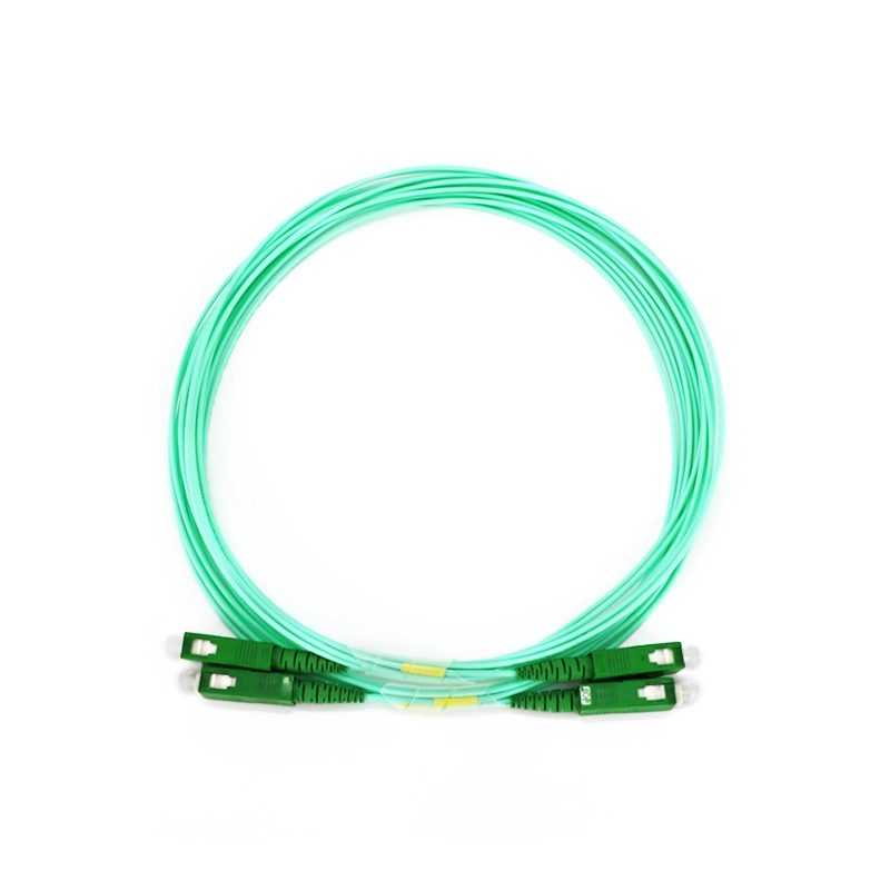 Special Type Fiber Optic Patch Cable Sc/APC-Sc/APC Sm Simplex G657A2 1.6mm Aqua LSZH Fiber Optical Patch Cords