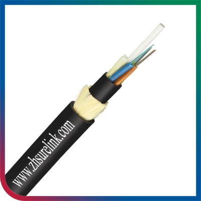 Surelink ADSS Optical Fiber Cable 80m 100m 120m Span Double Sheath 24 Core 48 Core 96 Core Aerial Cable ADSS Fiber