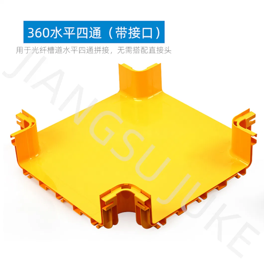 Plastic Fiber Duct PVC Optic Wire Alloy Coating Coated Cable Tray System Trunking Raceway