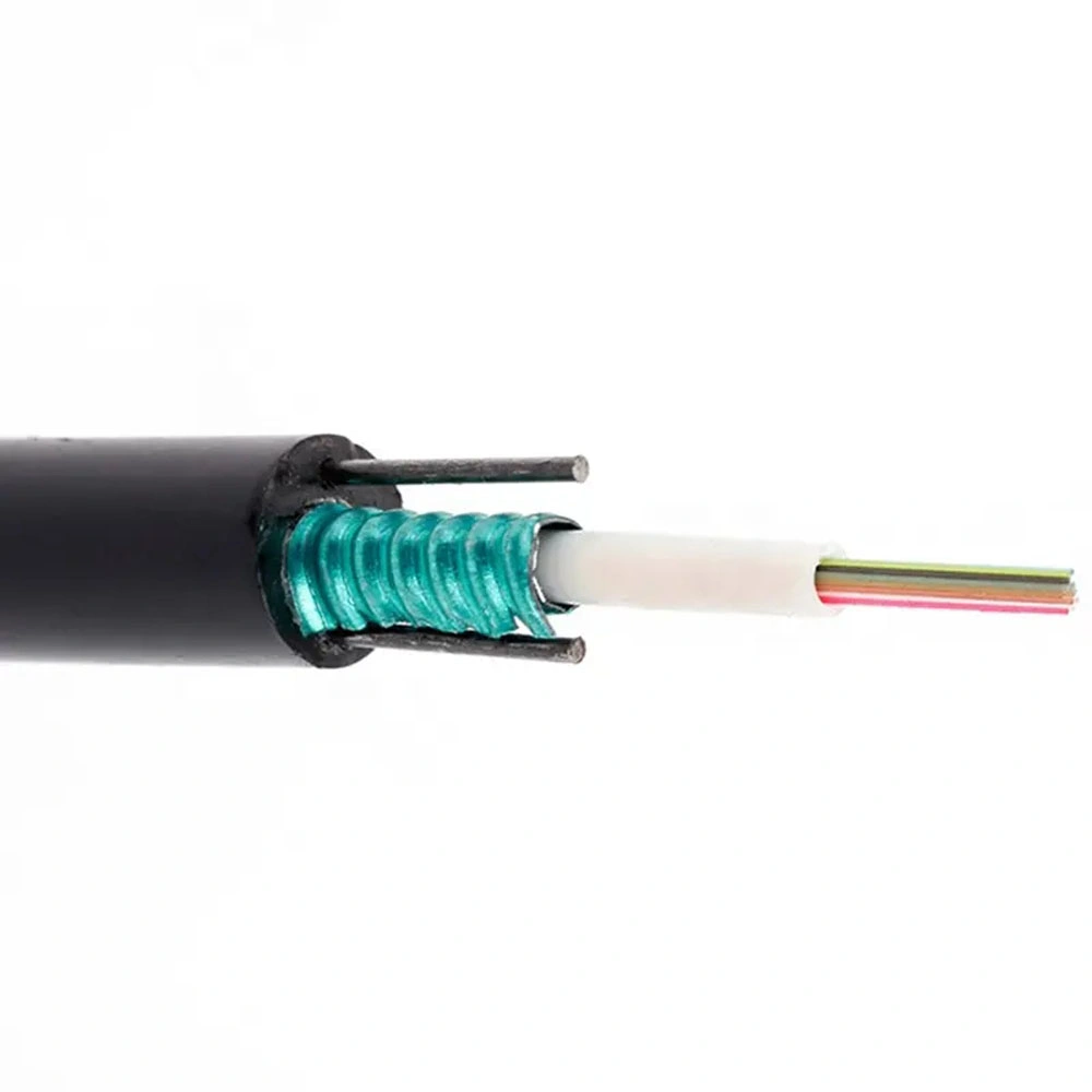 Kolorapus Outdoor Network Wire Armored 4 6 8 12 Core Fiber Optic Cables GYXTW Optical Fibre Cable