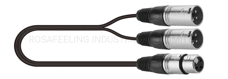 RoHS Approved OFC Audio Interconnect Flat Cables with Connector XLR (FYC24)