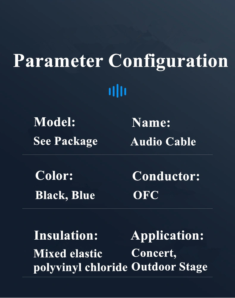 99.998% OFC Oxygen Free Copper Power Cord Front &amp; Rear Stage Audio Loose Cable High End Cable