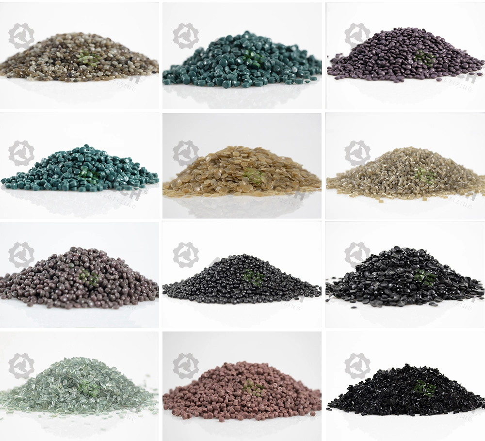 Waste Plastic Pellet Making Cable Rubber Recycling Granulator Machine