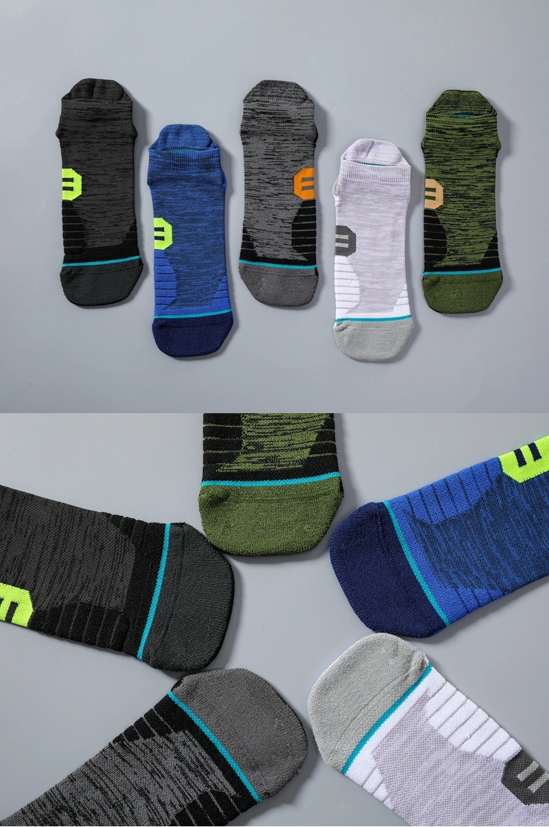 10 Pairs Mens Ankle Socks Cut Athletic Cushioned Casual Socks