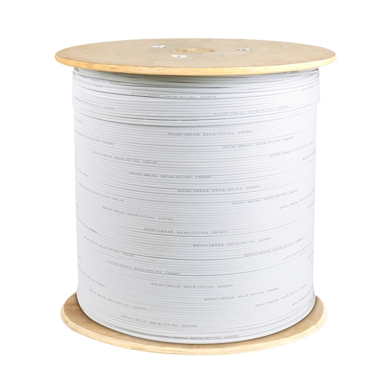 Fiber Optic 1 Core 1km 2km Plywood Drum FTTH Drop Cable Single Mode Indoor Fiber Optic Cable