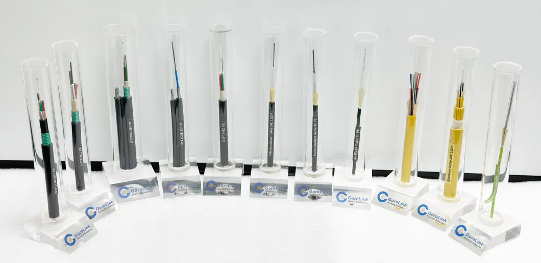 2/6/12/24 Core FTTH Fiber Cable, Sm Optical Fiber Drop Cable