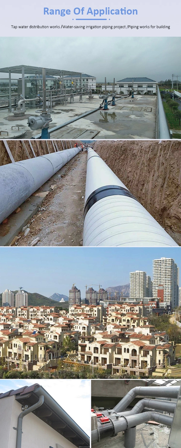 High-Quality 0.8 MPa DN 560mm UPVC Plastic Water Pipe for Threading Manufacturer