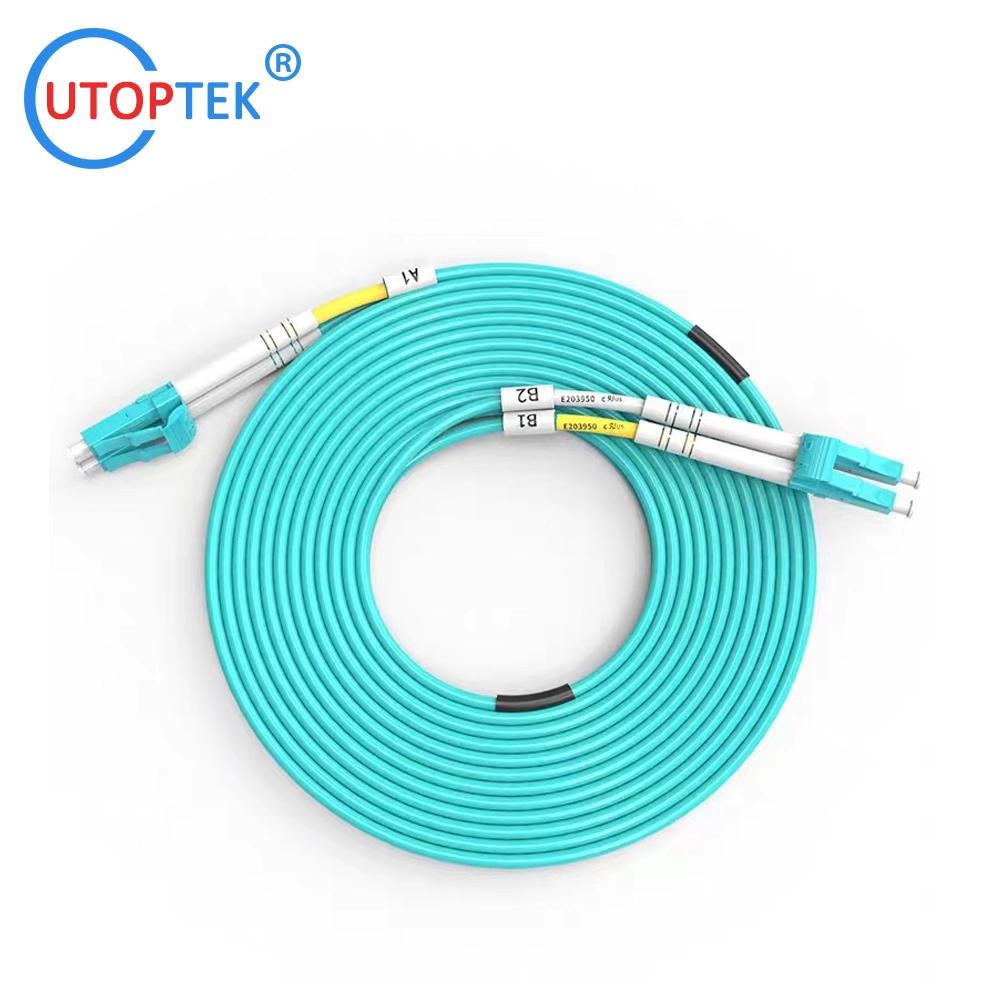 Om4 Multi Mode 50/125 LC-LC Duplex 3m Optical Fiber Patch Cord Cable for 10g Ethernet Connecting