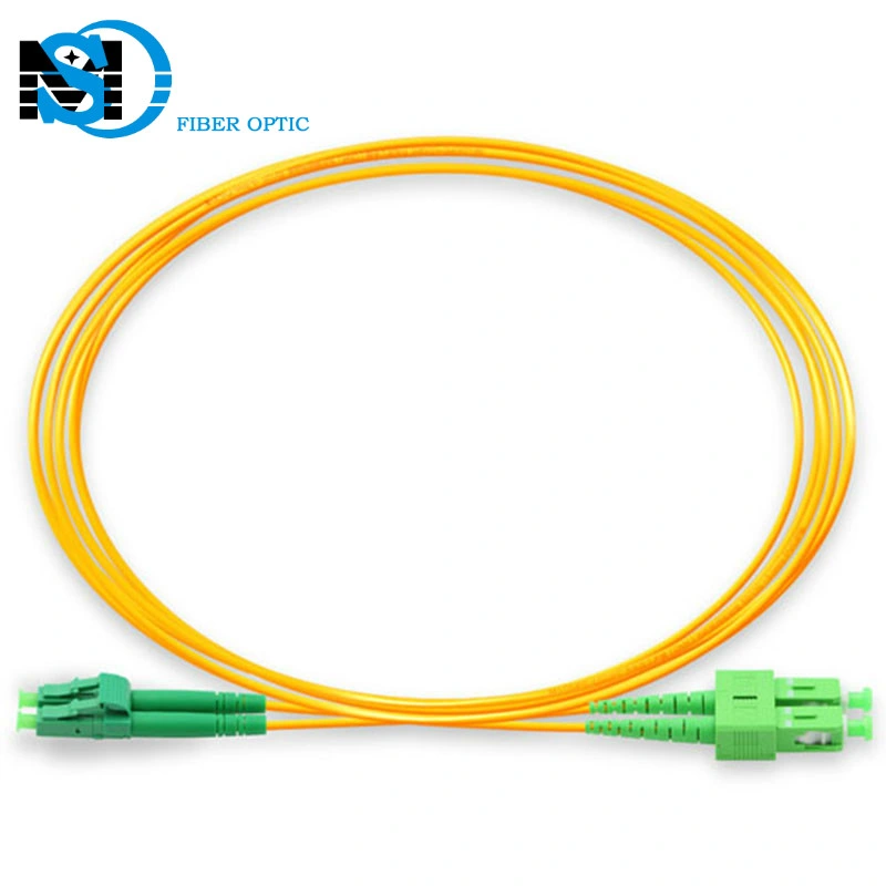 China Factory Duplex Sm Sc/APC-LC/APC Optical Fiber Cable for FTTH